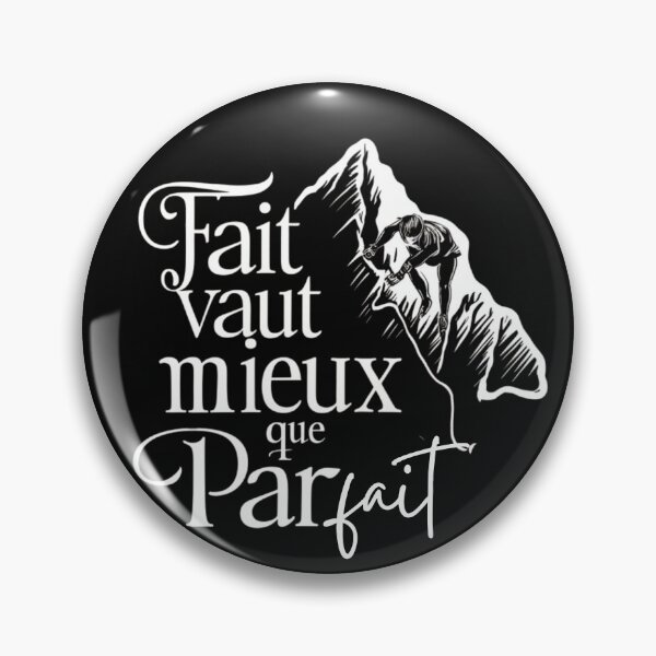 Item preview, Fait vaut mieux que parfait designed and sold by GestaltTees.