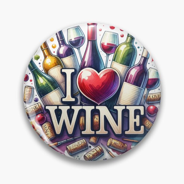 Item preview, I Love Wine designed and sold by PassionforLove.