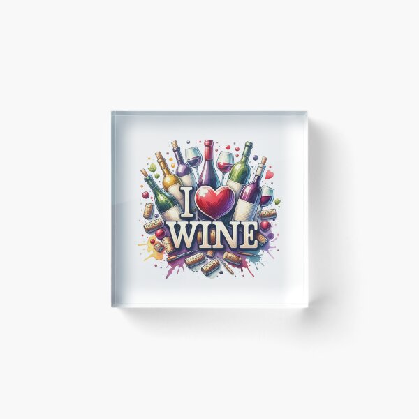 Item preview, I Love Wine designed and sold by PassionforLove.
