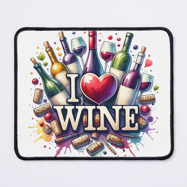 Item preview, I Love Wine designed and sold by PassionforLove.