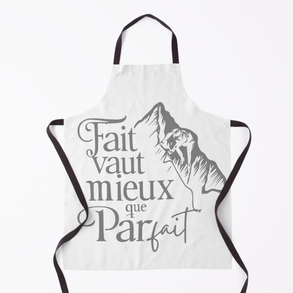 Item preview, Fait vaut mieux que parfait - Gris designed and sold by GestaltTees.