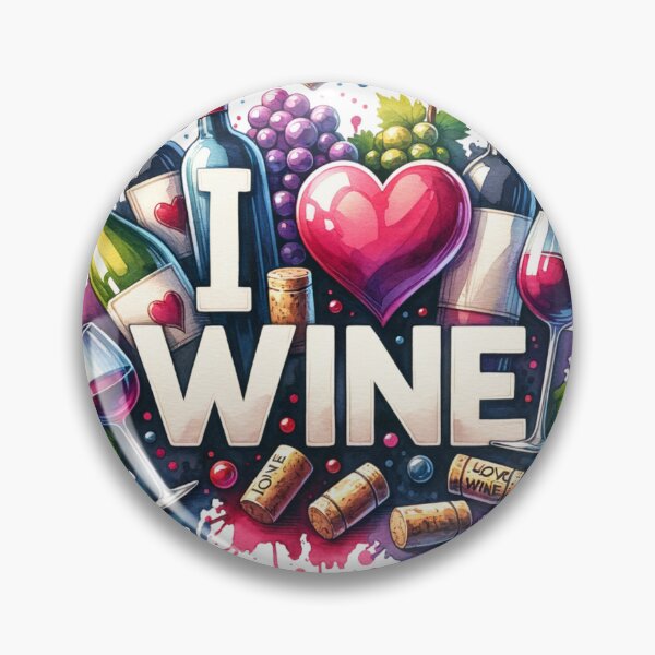 Item preview, I Love Wine designed and sold by PassionforLove.