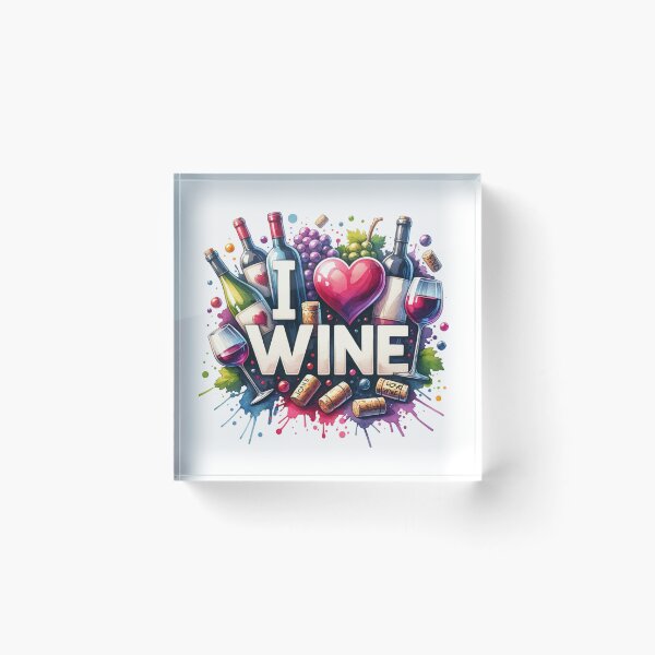 Item preview, I Love Wine designed and sold by PassionforLove.