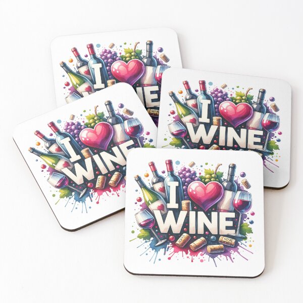 Item preview, I Love Wine designed and sold by PassionforLove.