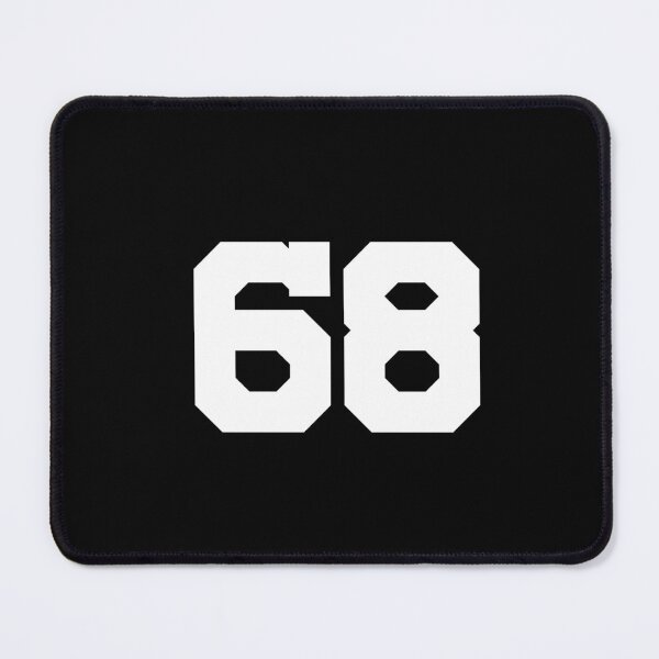Item preview, 68, sixty-eight, white, University designed and sold by Numbers-Art.