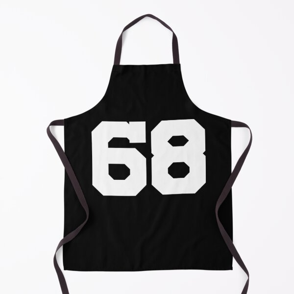Item preview, 68, sixty-eight, white, University designed and sold by Numbers-Art.