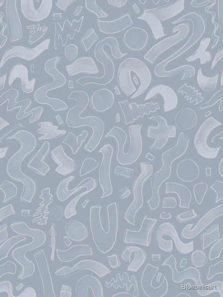 Thumbnail 4 of 4, iPhone Case, Abstract Paint Mark Pattern - Grey designed and sold by Bluebellsart.
