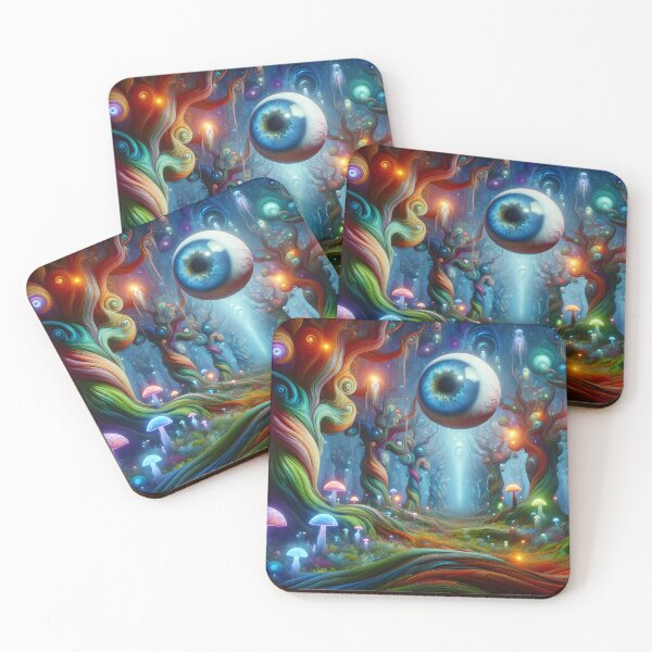 Item preview, "Enchanted Glade: Cosmic Eye of the Woods" designed and sold by MindVibe.