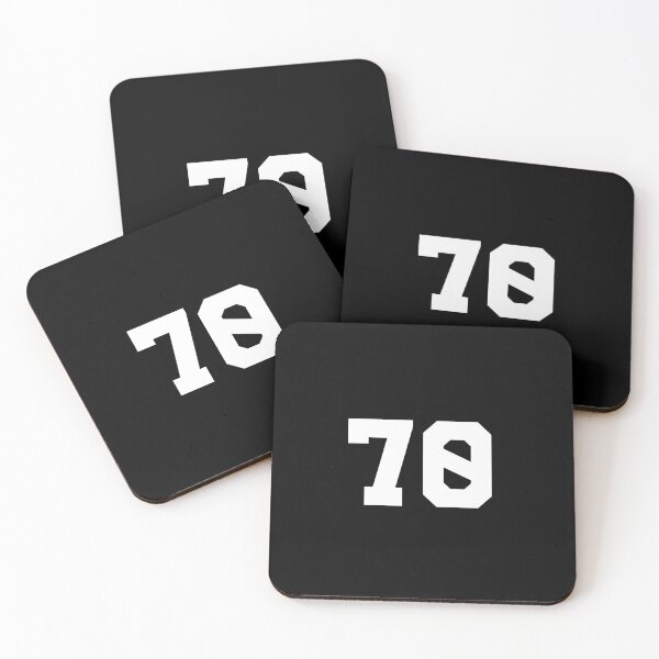 Artikelvorschau, 70, siebzig, weiß, Universität entworfen und verkauft von Numbers-Art.