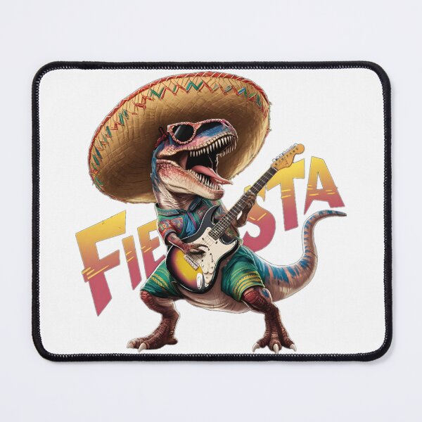 Item preview, T-Rex Rock and Roll Fiesta With Sombrero designed and sold by PlanetMarker.