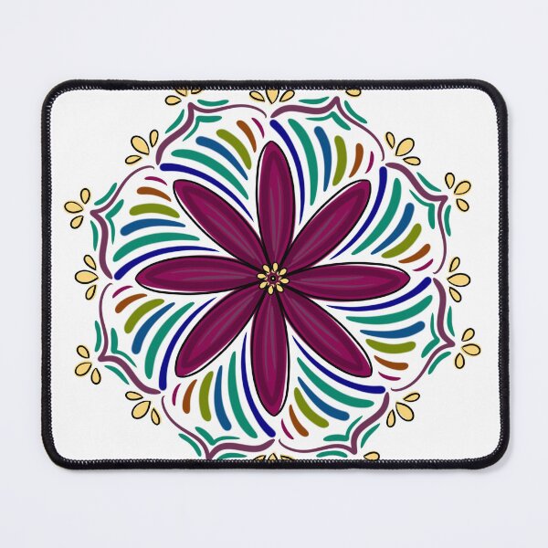 Artikelvorschau, Blumenmandala entworfen und verkauft von CarrieBrose.