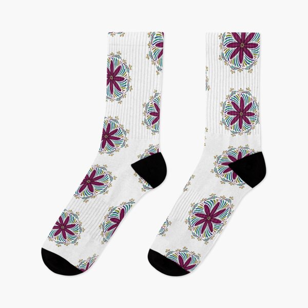 Artikelvorschau, Blumenmandala entworfen und verkauft von CarrieBrose.