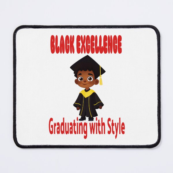 Item preview, Black Excellence, African American Male Graduate designed and sold by Bliss Find And Design.