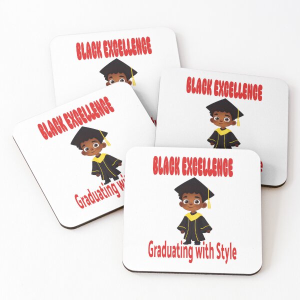 Item preview, Black Excellence, African American Male Graduate designed and sold by Bliss Find And Design.