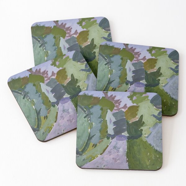 Item preview, Edvard Weie | Cali Boho | Road Through Forest | Bossy Cat Home designed and sold by BossyCatHome.