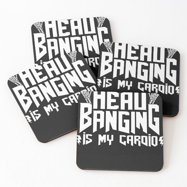 Item preview, Headbanging Is My Cardio Heavy Metal Gift designed and sold by EmanuelMurray.