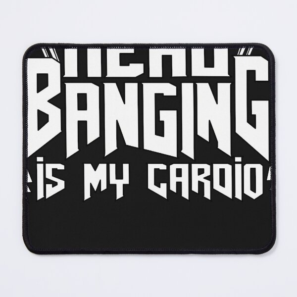 Item preview, Headbanging Is My Cardio Heavy Metal Gift designed and sold by EmanuelMurray.
