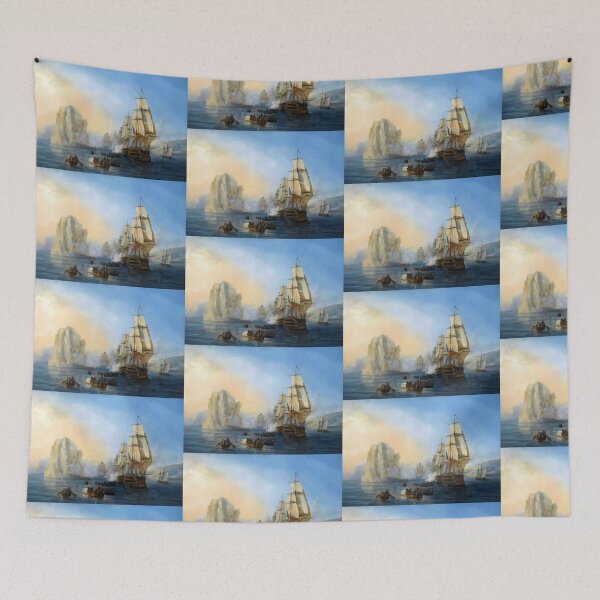 Item preview, Napoleonic Wars - Battle of Diamond Rock - Naval Battles - 1805 designed and sold by TheHappyK.