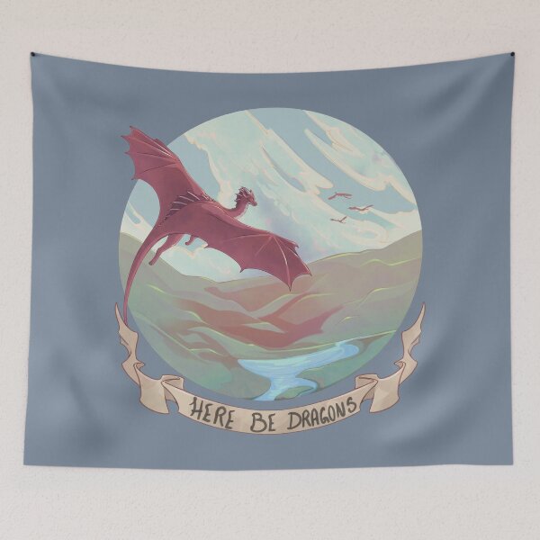 Item preview, Here be dragons designed and sold by JingoDingo.