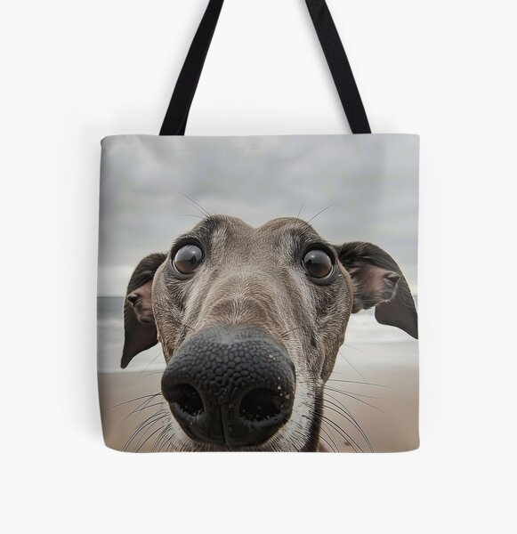 Item preview, Beach Greyhound Close Up designed and sold by Elisabeth Lucas.