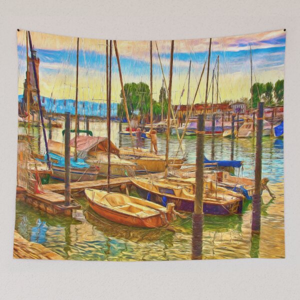 Item preview, End of the sailing day, Lindau, Germany designed and sold by Travelways.