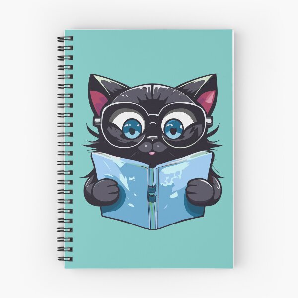 Item preview, Black Cute Cat Cartoon Style designed and sold by Horizon Cartoon.