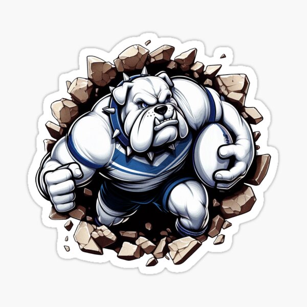 Item preview, Canterbury-Bankstown Bulldogs Smash Through designed and sold by musclestache.