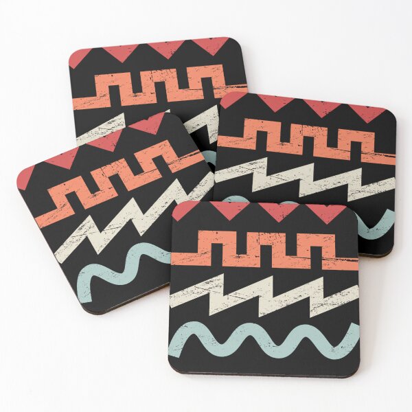 Item preview, Retro Synth Waveforms designed and sold by JeanneAudet.