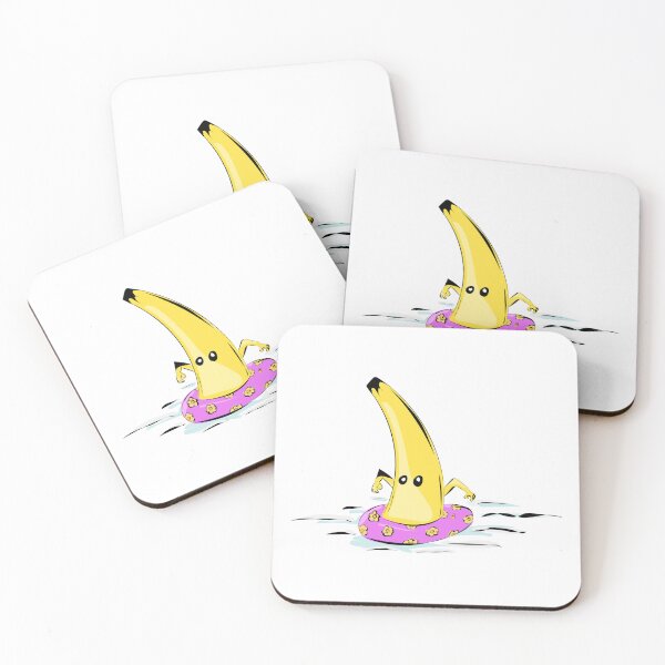 Item preview, Floating banana with swimming ring designed and sold by Flag75.