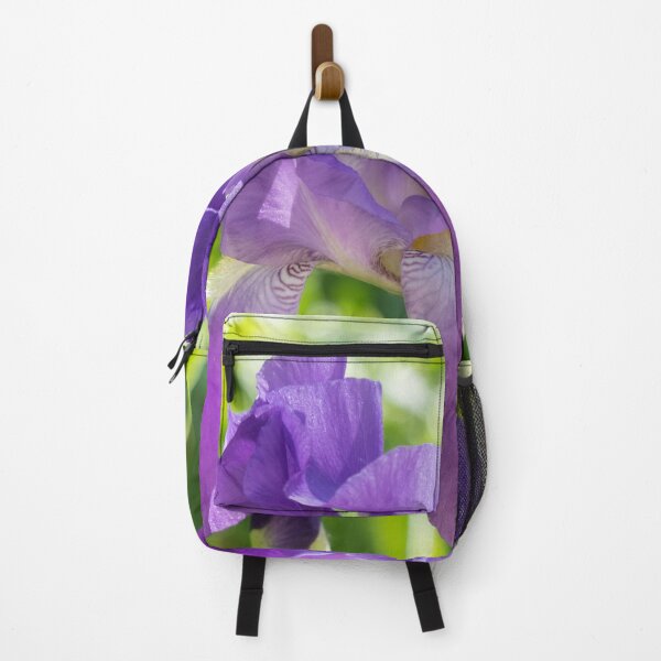 Item preview, Sunny Garden with Amethyst Purple Iris Blooms designed and sold by Georgia Mizuleva.