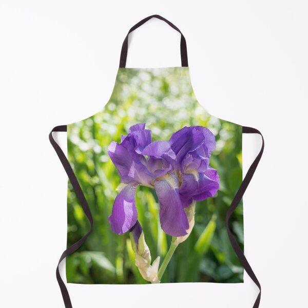 Item preview, Sunny Garden with Amethyst Purple Iris Blooms designed and sold by Georgia Mizuleva.