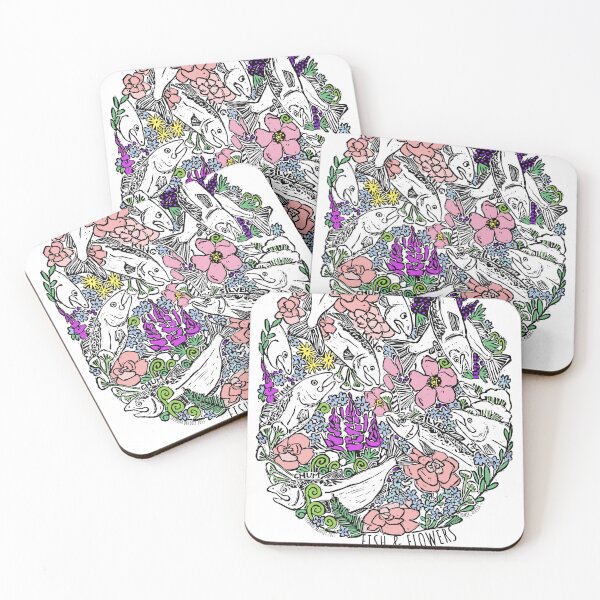 Item preview, Colorful Fish and Flowers designed and sold by Stargone12.