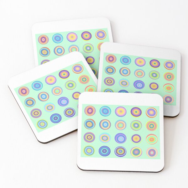 Item preview, Pastel Circles Grid designed and sold by mehprints.
