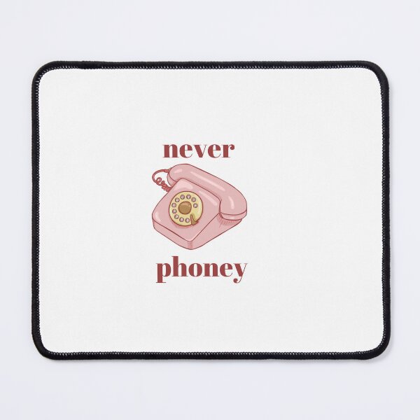 Item preview, never phoney pink telephone designed and sold by indie cottage.