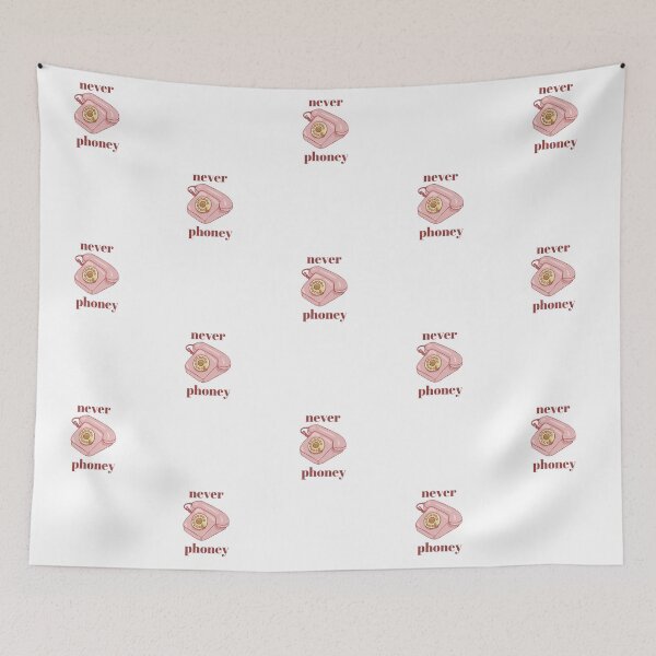 Item preview, never phoney pink telephone designed and sold by indie cottage.