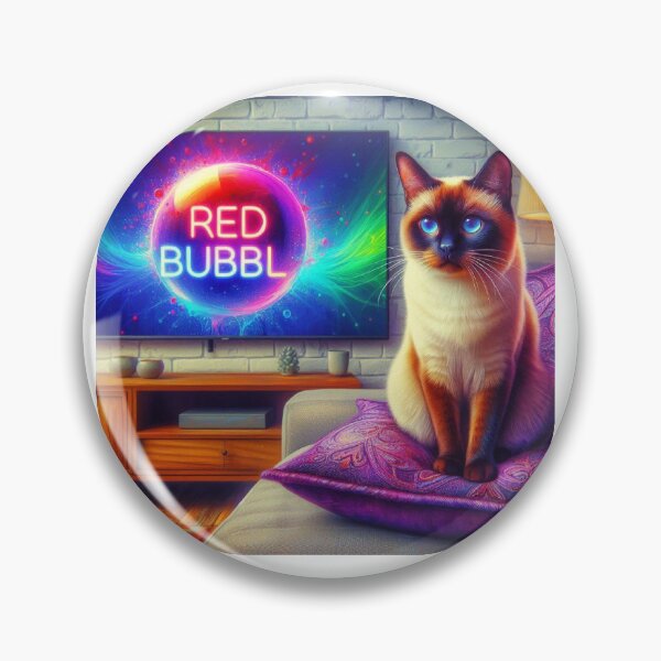 Item preview, a siamese cat on a cushion designed and sold by ikonicgallery.