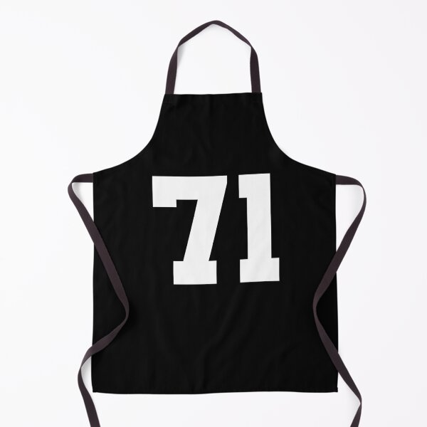 Item preview, 71, seventy-one, white, University designed and sold by Numbers-Art.