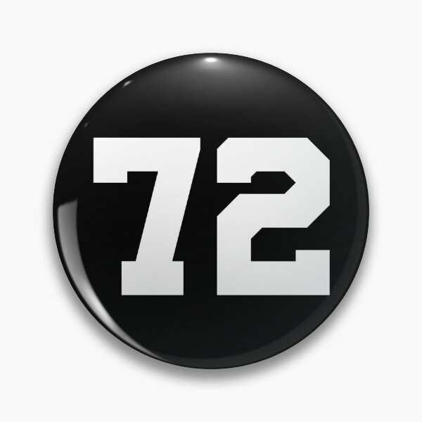 Item preview, 72, seventy-two, white, University designed and sold by Numbers-Art.