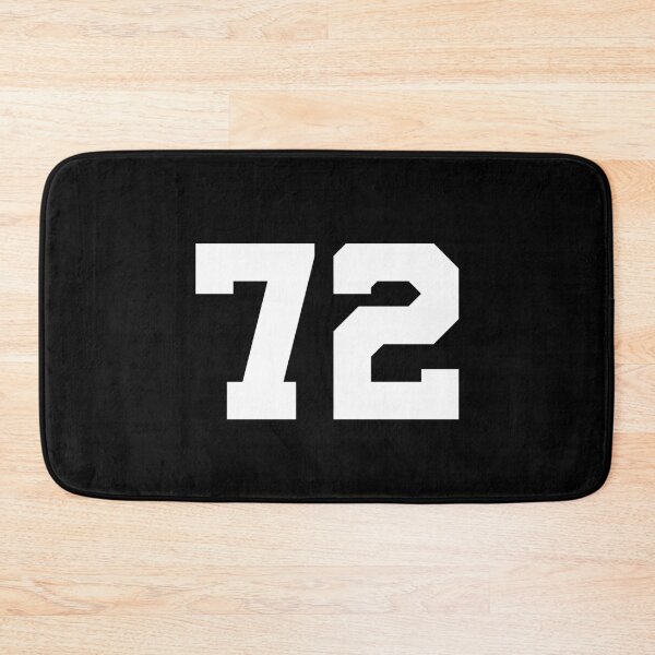 Item preview, 72, seventy-two, white, University designed and sold by Numbers-Art.