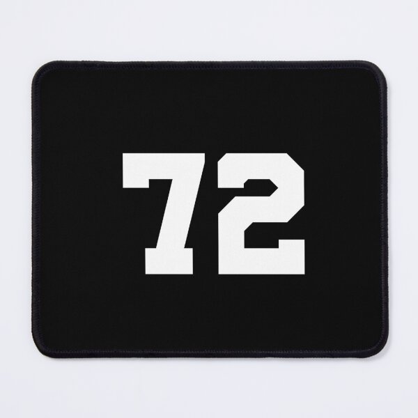 Item preview, 72, seventy-two, white, University designed and sold by Numbers-Art.
