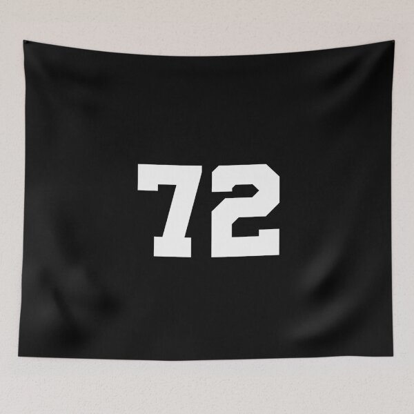 Item preview, 72, seventy-two, white, University designed and sold by Numbers-Art.
