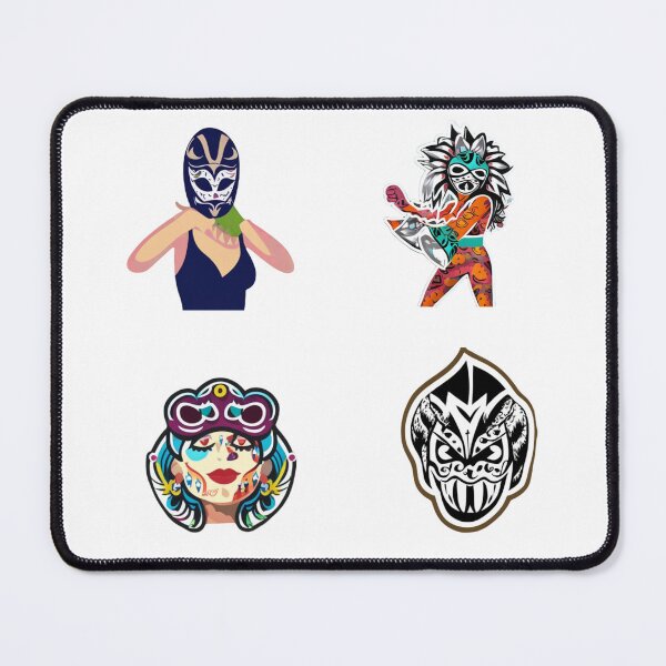 Item preview, Sticker Wrestling and Other Accessories Template - Más Luchas P-3 designed and sold by masluchas.