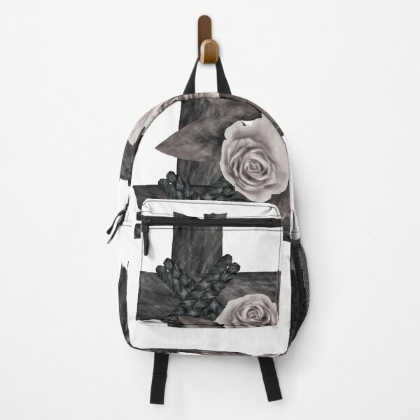 Item preview, White Roses Weave on Wooden Frame designed and sold by RhonDesign.