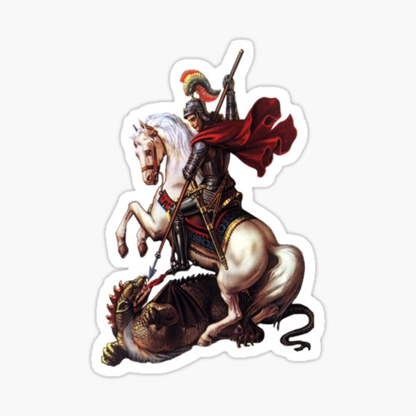 Item preview, Saint George designed and sold by CopticByDesign.