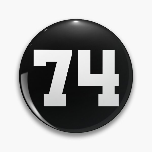 Item preview, 74, seventy-four, white, University designed and sold by Numbers-Art.
