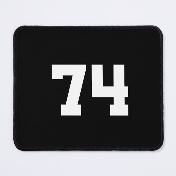 Item preview, 74, seventy-four, white, University designed and sold by Numbers-Art.