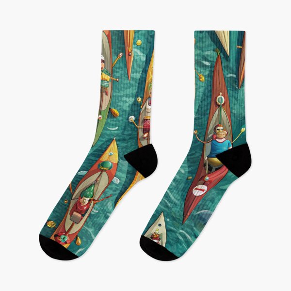 Item preview, "Kayak Carnival: Paddle Party Parade!" designed and sold by Michael van der Hoorn.