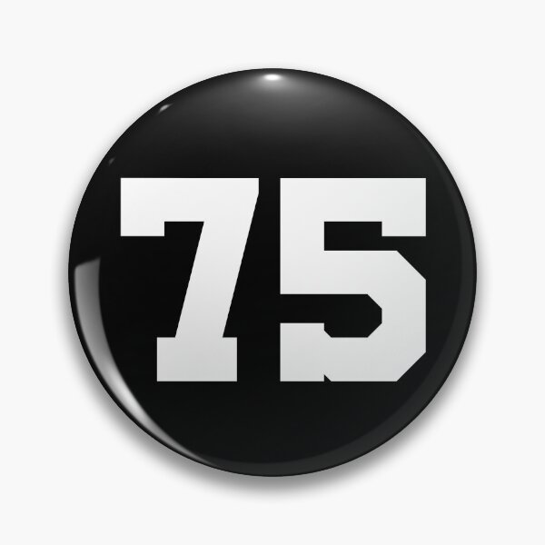 Item preview, 75, seventy-five, white, University designed and sold by Numbers-Art.