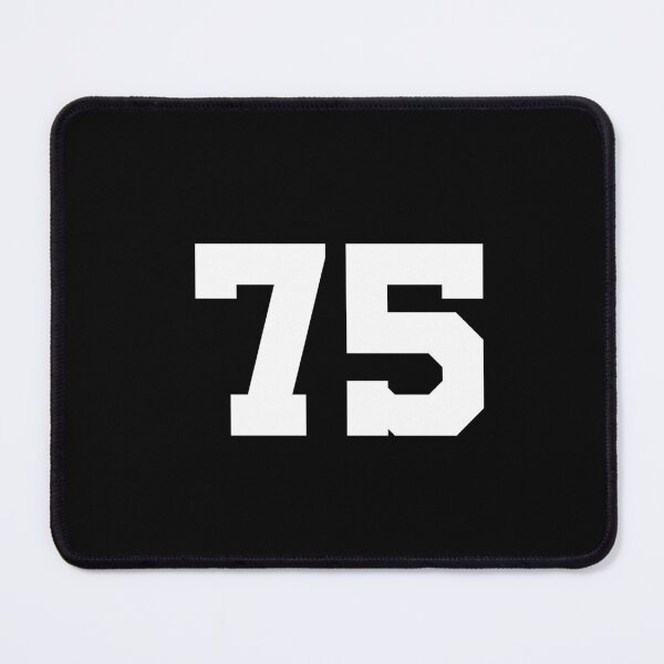 Item preview, 75, seventy-five, white, University designed and sold by Numbers-Art.