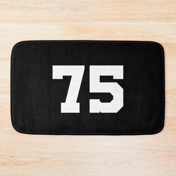 Item preview, 75, seventy-five, white, University designed and sold by Numbers-Art.